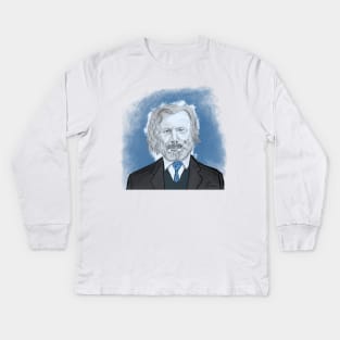 Michael Sheen - The Old Vic - Portrait Kids Long Sleeve T-Shirt